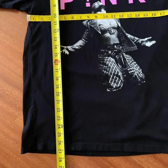 Pink Trustfall Tour Graphic Tee - Size M - Picture 3 of 8